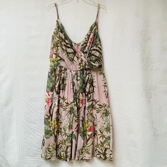 Isabel Marant Dresses & Skirts - Isabel Marant Etoile Welby Floral Print Dress Womens 40 US Medium Pink Pleated